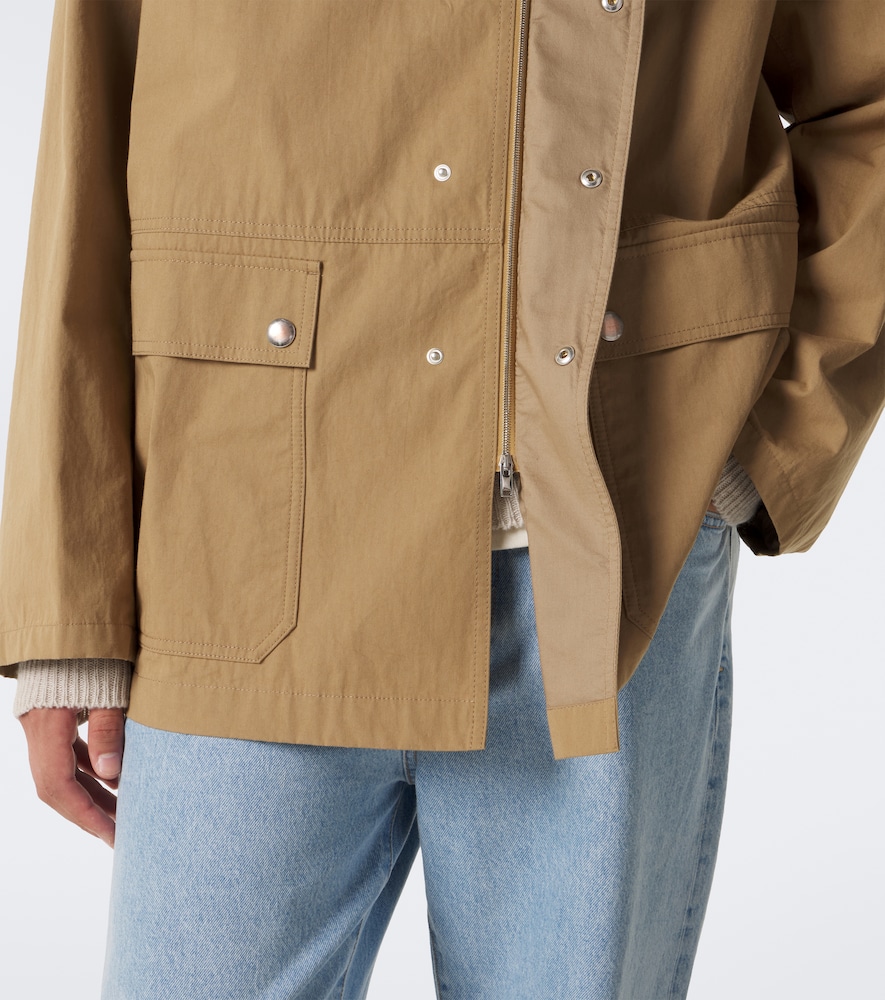 Frank Corduroy-Trimmed Cotton Jacket