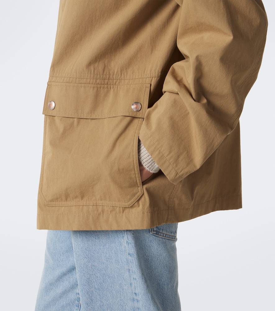 Frank Corduroy-Trimmed Cotton Jacket