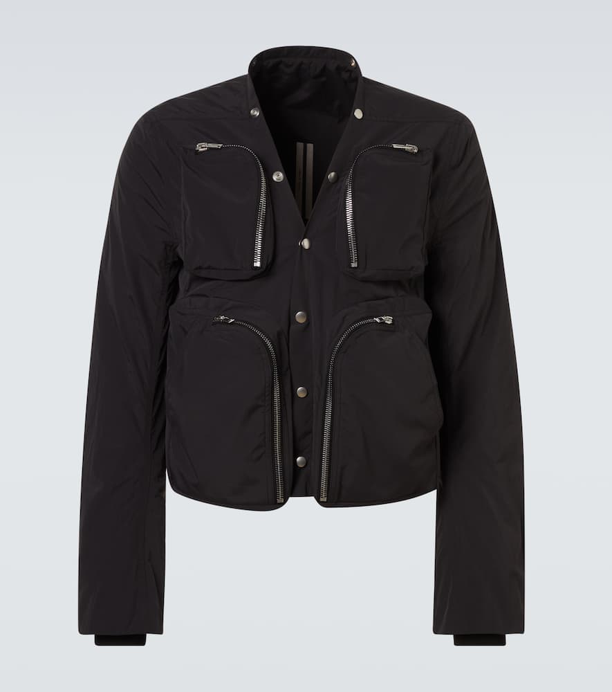 Rick Owens Cargo Jacket In Black