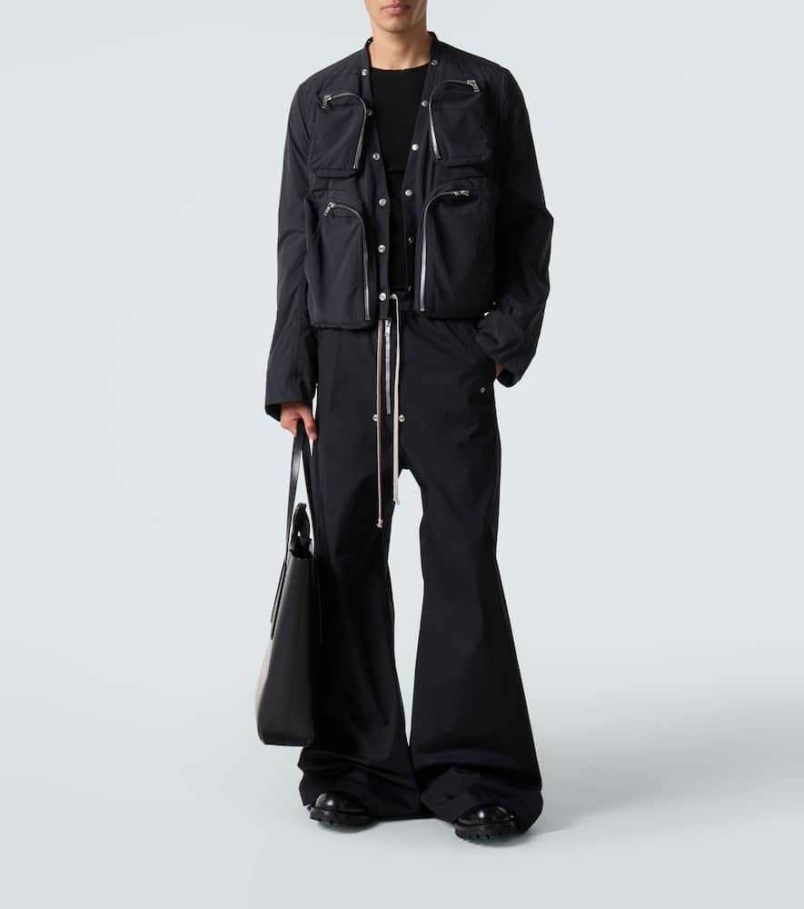 Rick Owens Cargo Jacket In Black