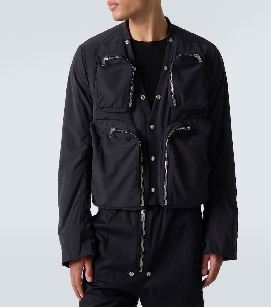 Rick Owens Cargo Jacket In Black