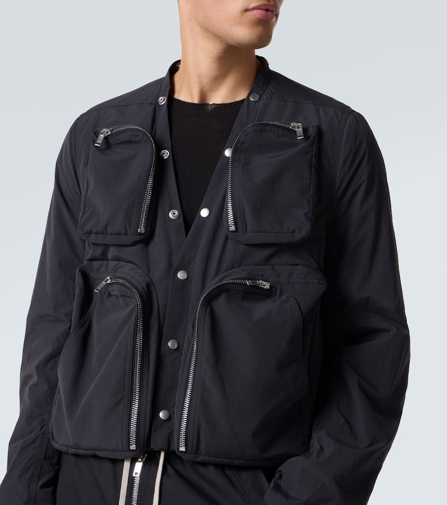 Rick Owens Cargo Jacket In Black