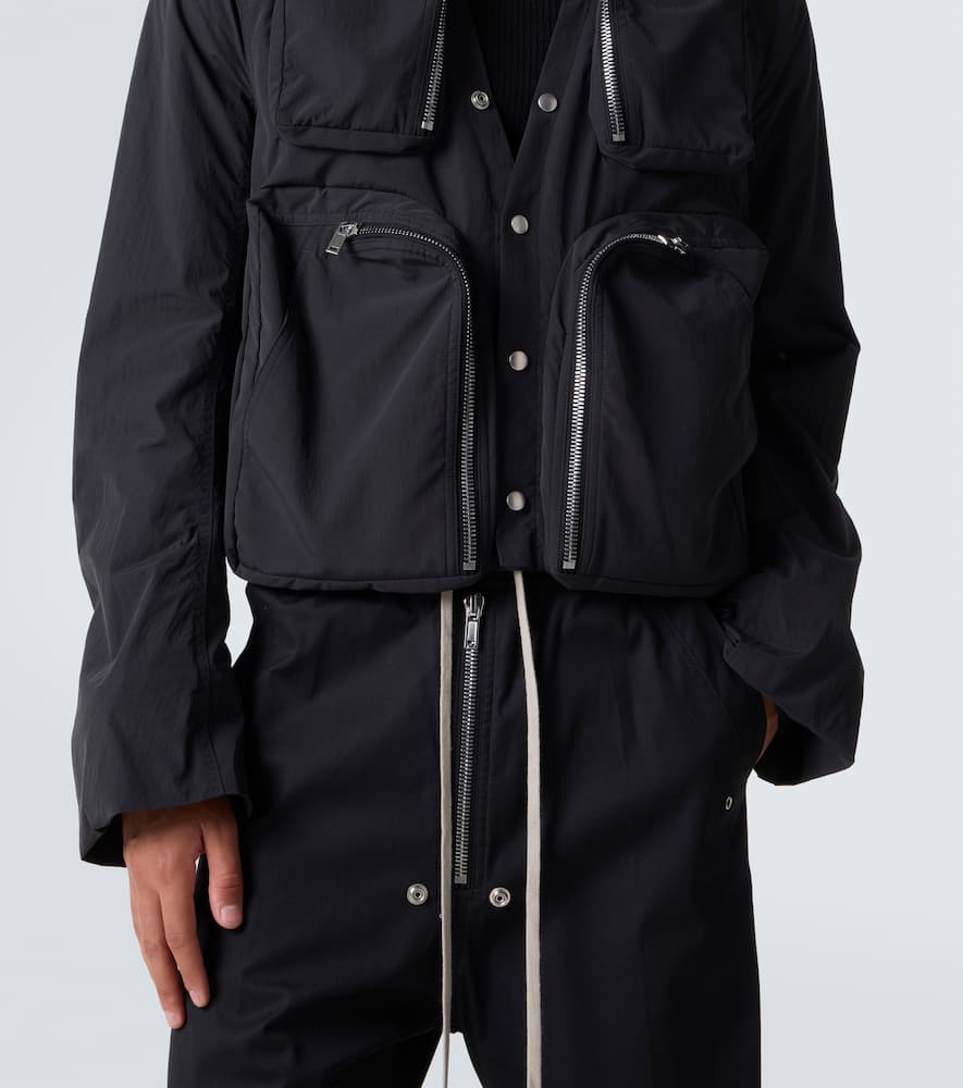 Rick Owens Cargo Jacket In Black