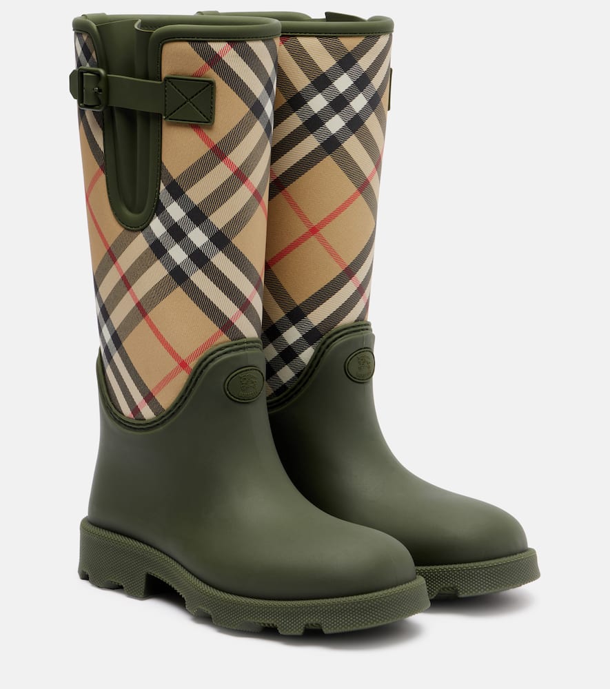 Marsh Burberry Check rain boots