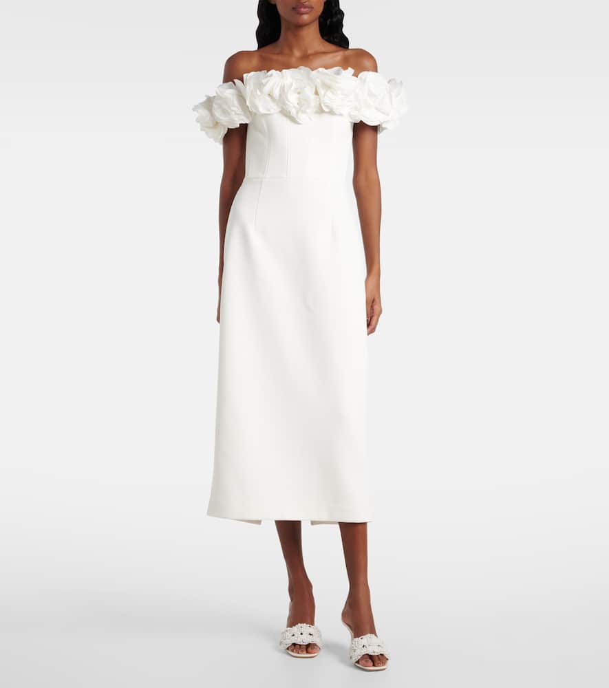 Jimmy Choo Cary 70 Faux Pearl-embellished Satin Mules