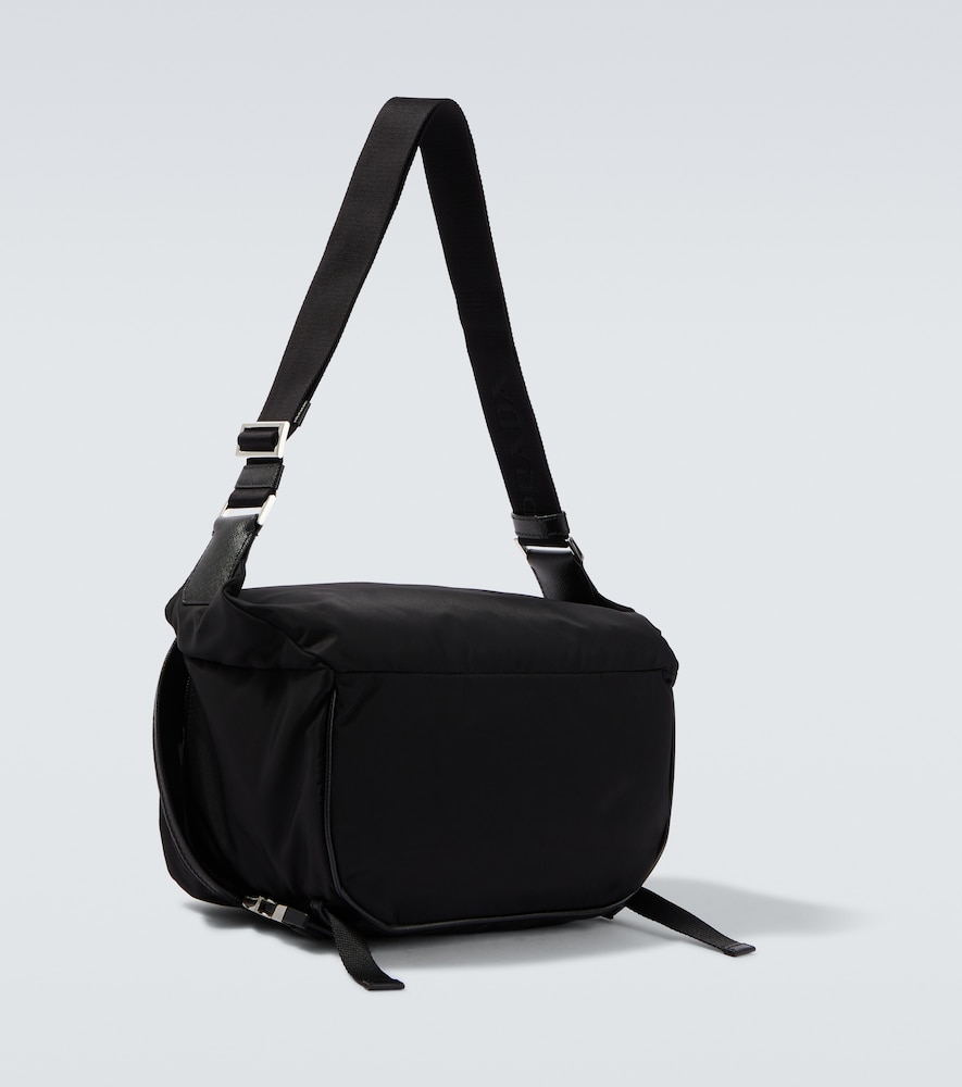  Prada Prada Re-nylon Leather-trimmed Shoulder Bag 