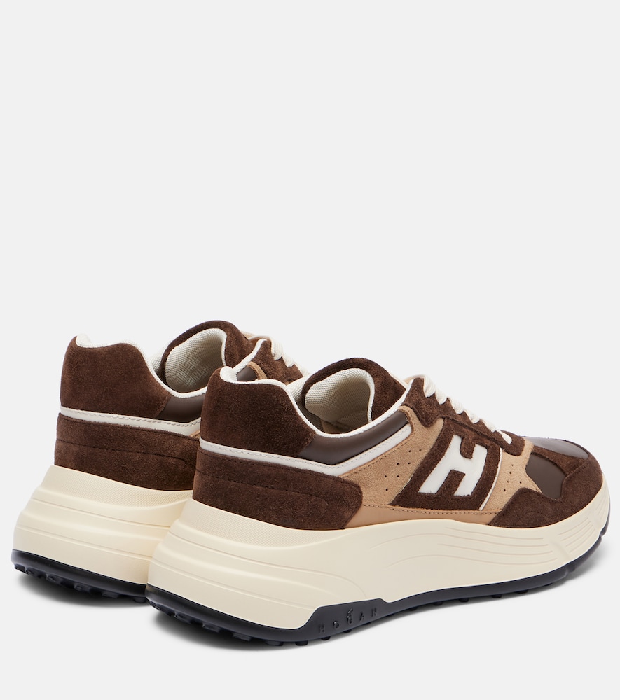  Hogan Hogan Sneakers H669 Aus Veloursleder Und Leder 