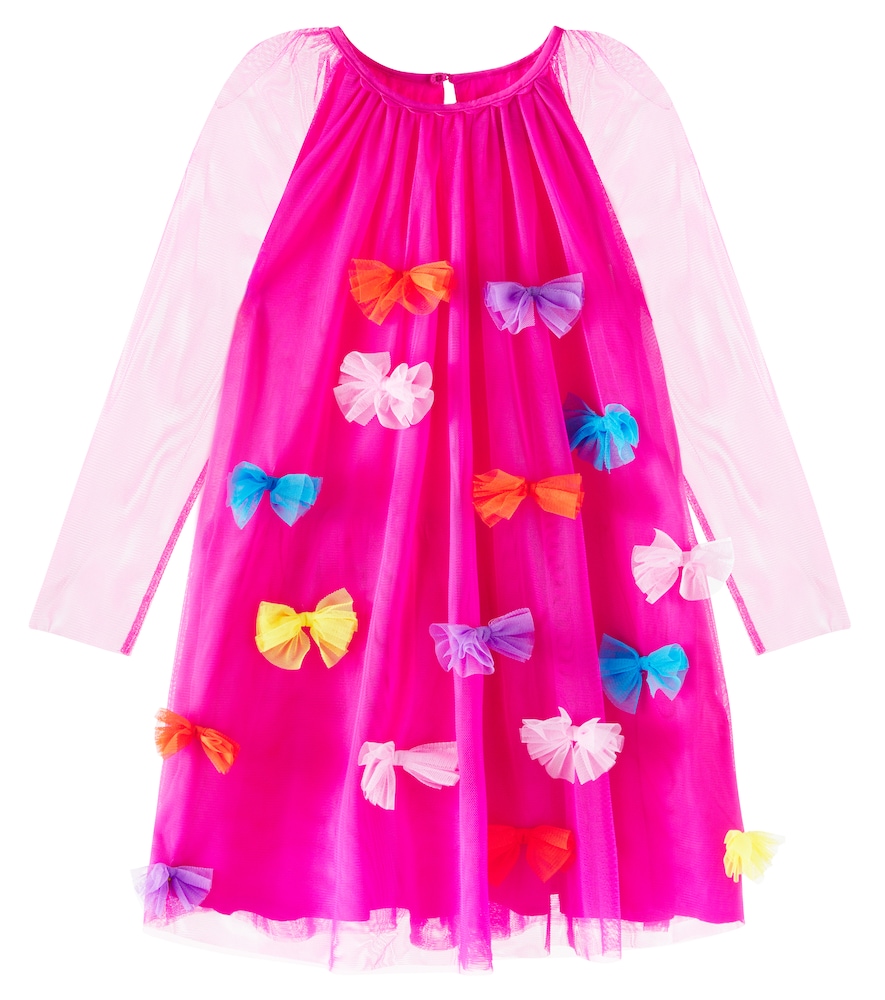 Stella McCartney Kids Bow-detail tulle dress　ステラ マッカートニー キッズ リボンディテール チュール ドレス Stella