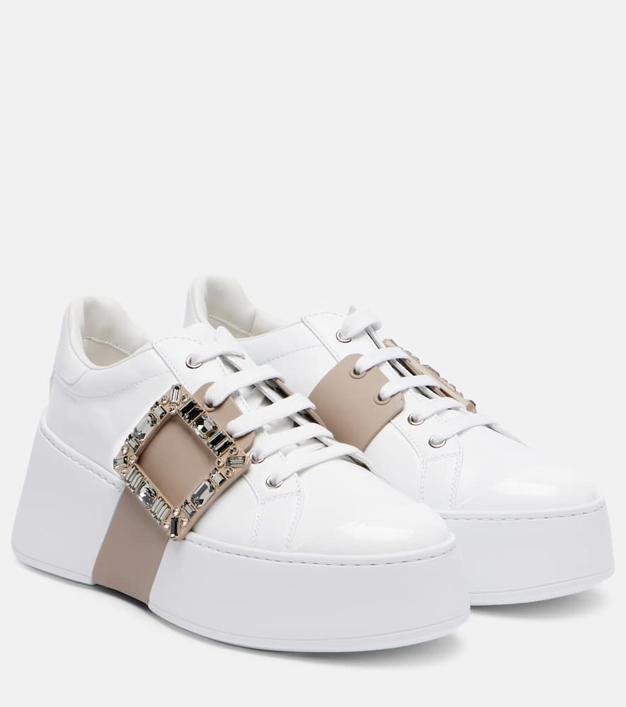Viv' Skate embellished leather sneakers