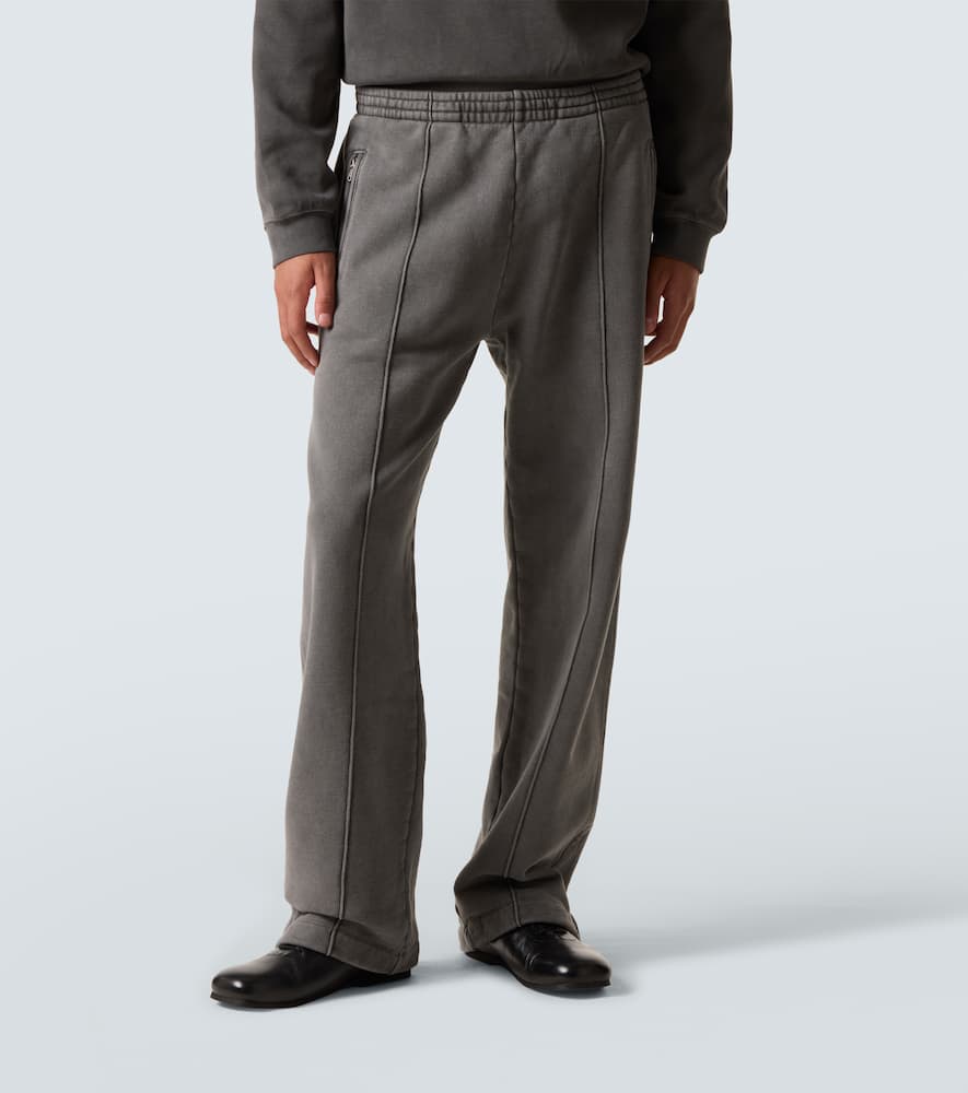 Our Legacy Comfortable Straight Leg Trousers With Seam Detail In Gray
