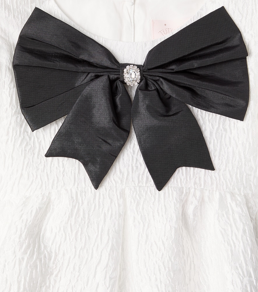 Tutu Du Monde Dolly Bow-detail Brocade Dress In White