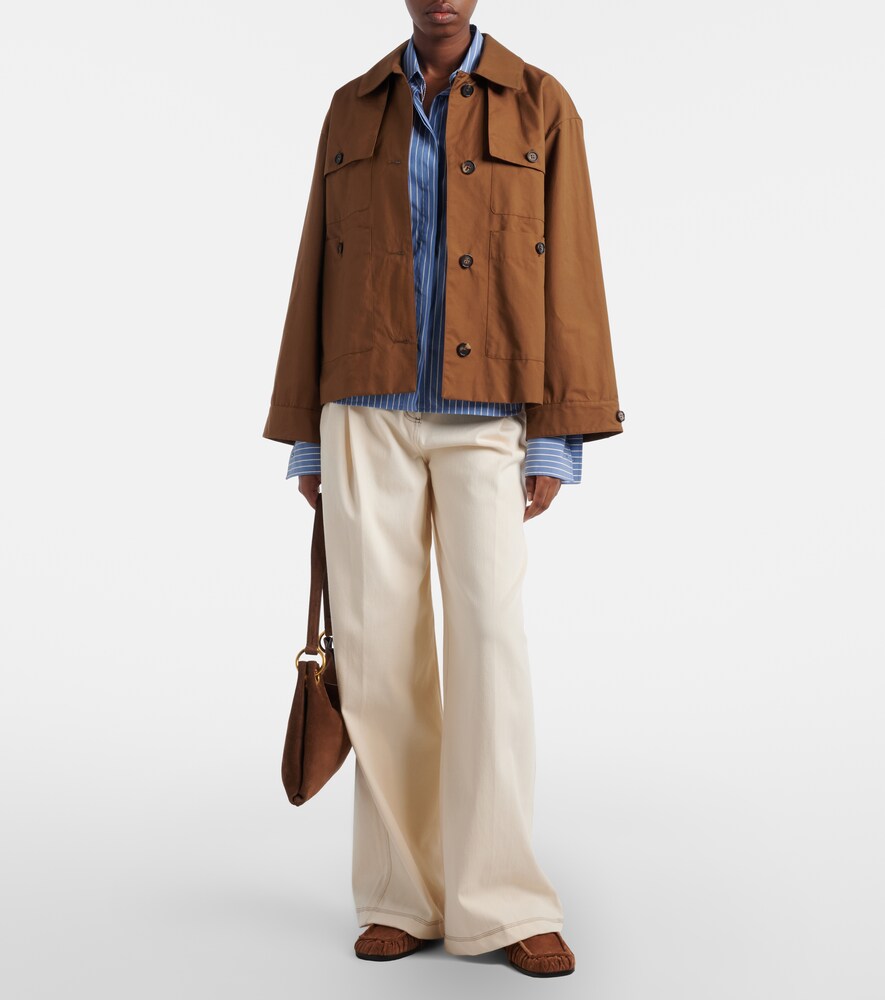 Max Mara The Cube Bouquet cotton-blend twill jacket