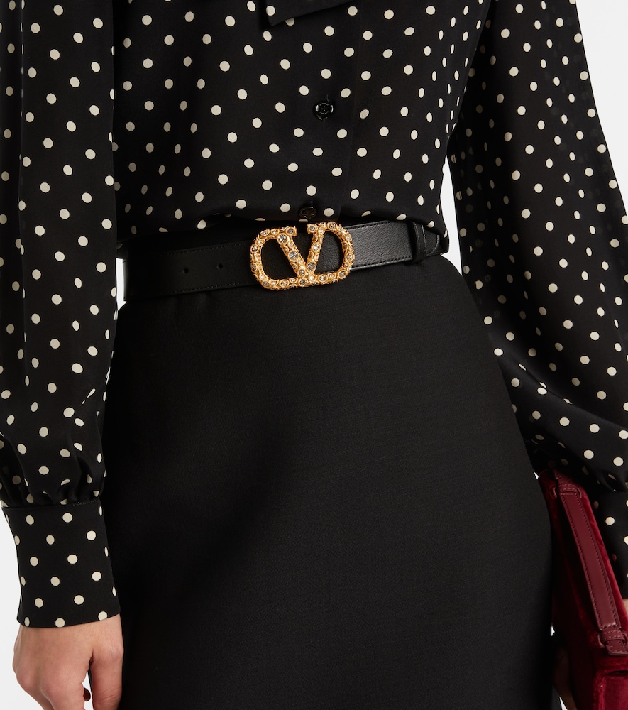  Valentino Garavani Valentino Garavani Gürtel Vlogo Mit Swarovski®-kristallen 