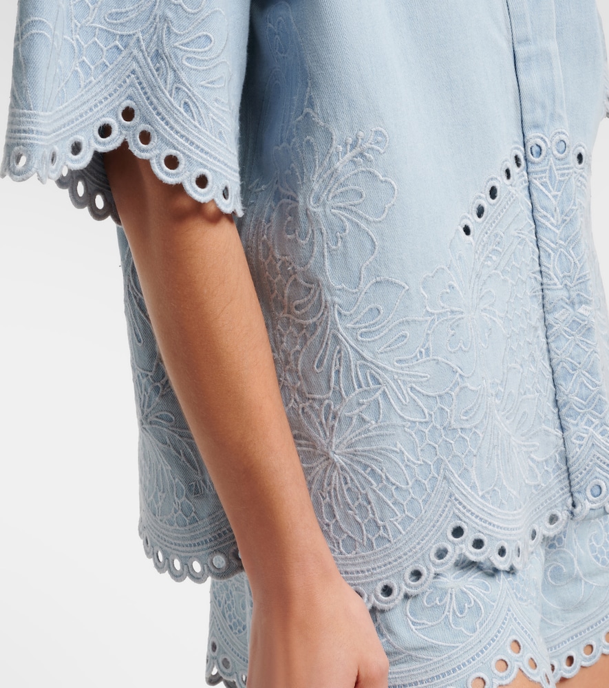  Zimmermann Zimmermann Hemd Daylight Aus Denim 