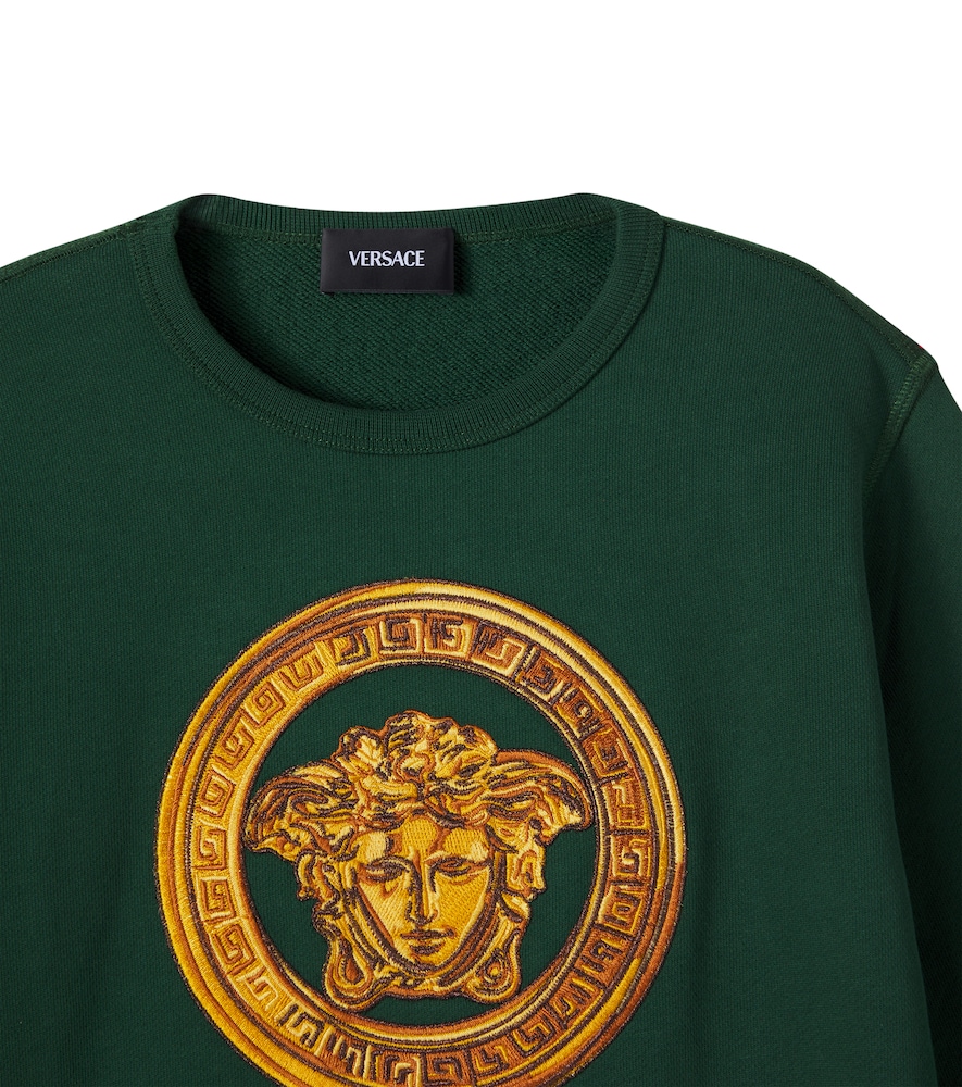  Versace Kids Versace Kids Medusa Cotton Jersey Sweatshirt 