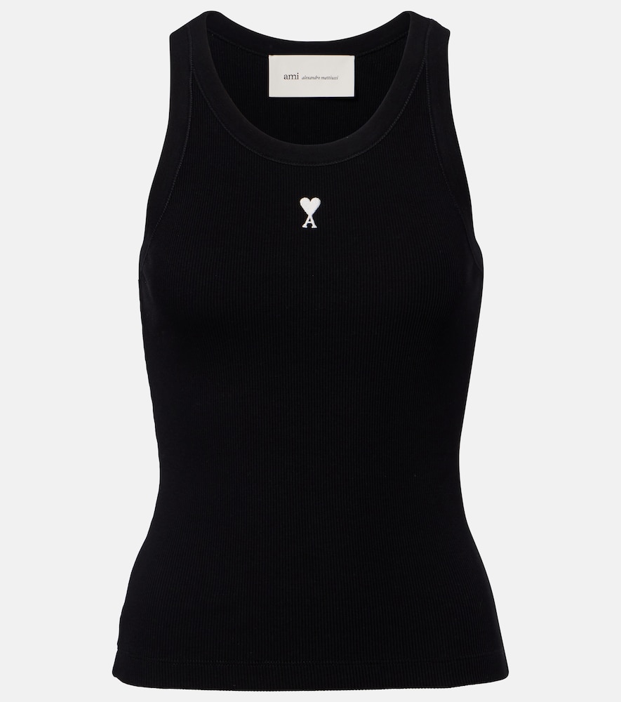 Ami Paris Ami de Caur cotton jersey tank top | Thumbnail 6