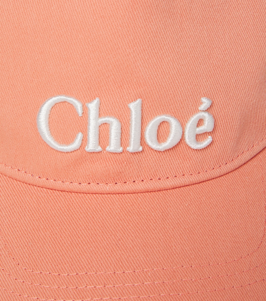  Chloe Kids Chloã© Kids Logo Embroidered Baseball Cap 