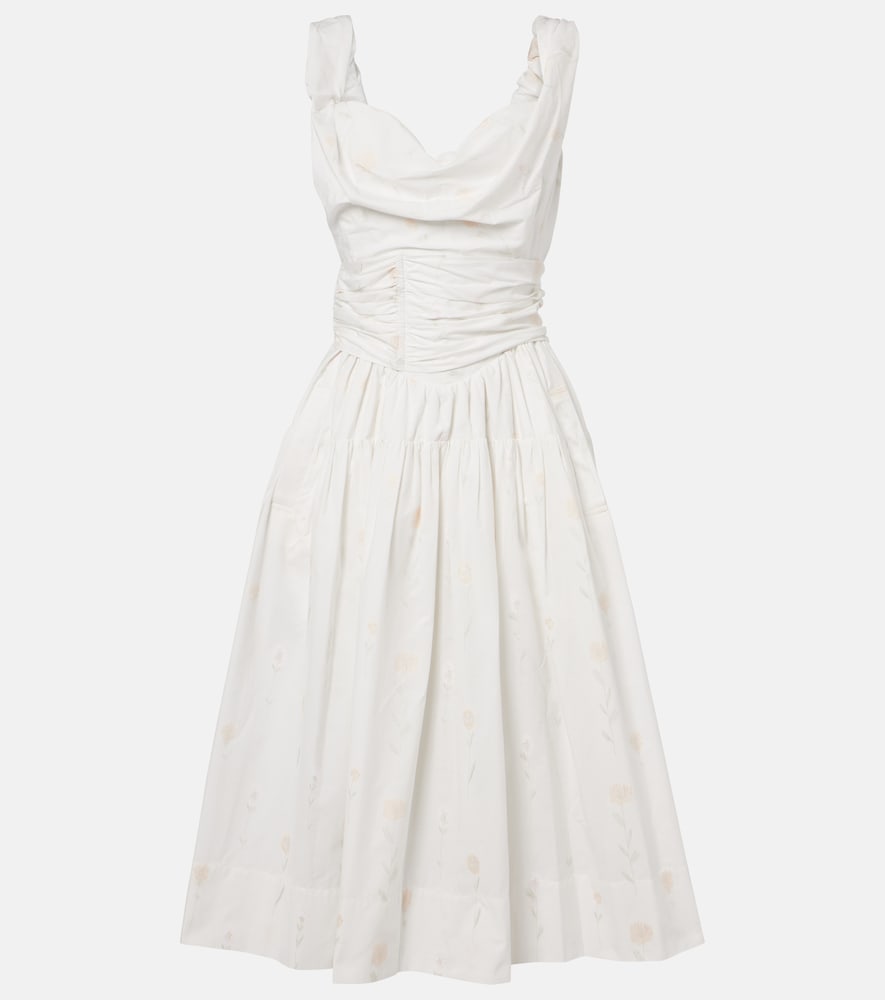 Vivienne Westwood Sunday floral cotton-blend corset dress