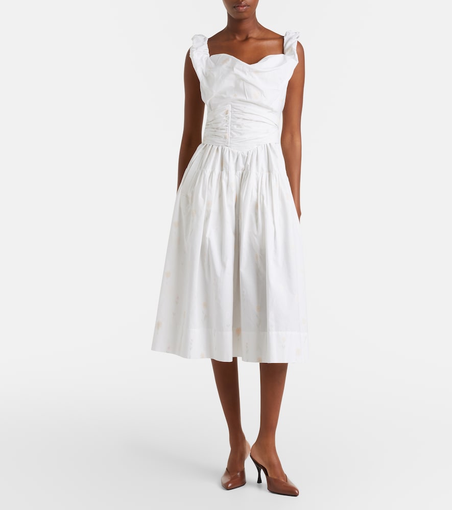 Vivienne Westwood Sunday floral cotton-blend corset dress