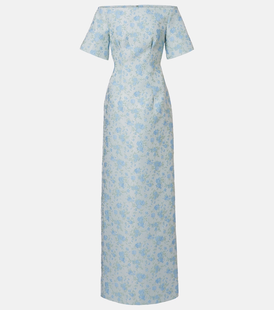 Markarian Gilda floral brocade gown