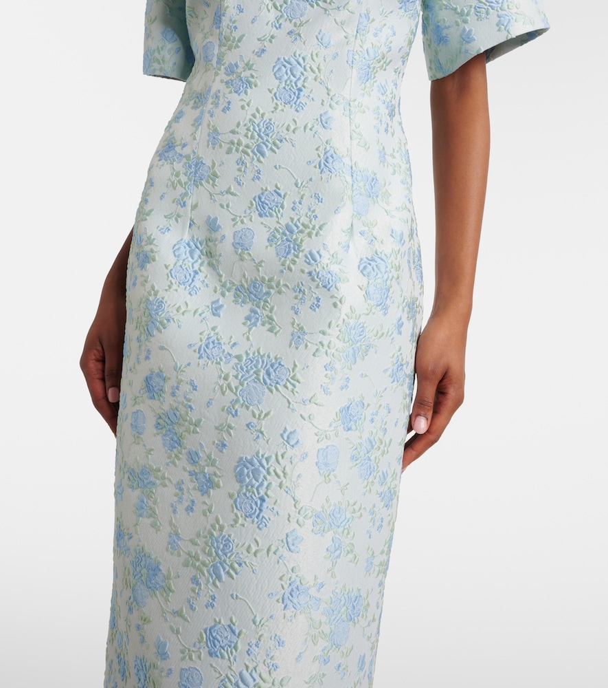  Markarian Markarian Gilda Floral Brocade Gown 