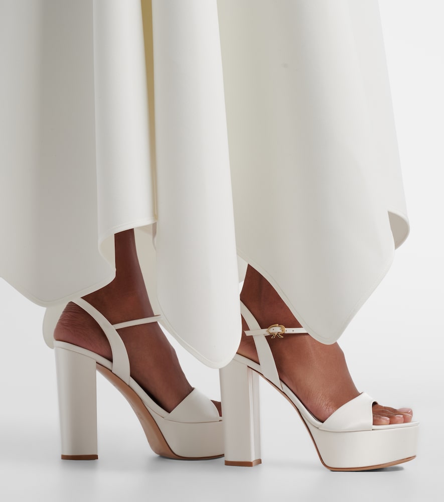 Marlena Satin Platform Sandals