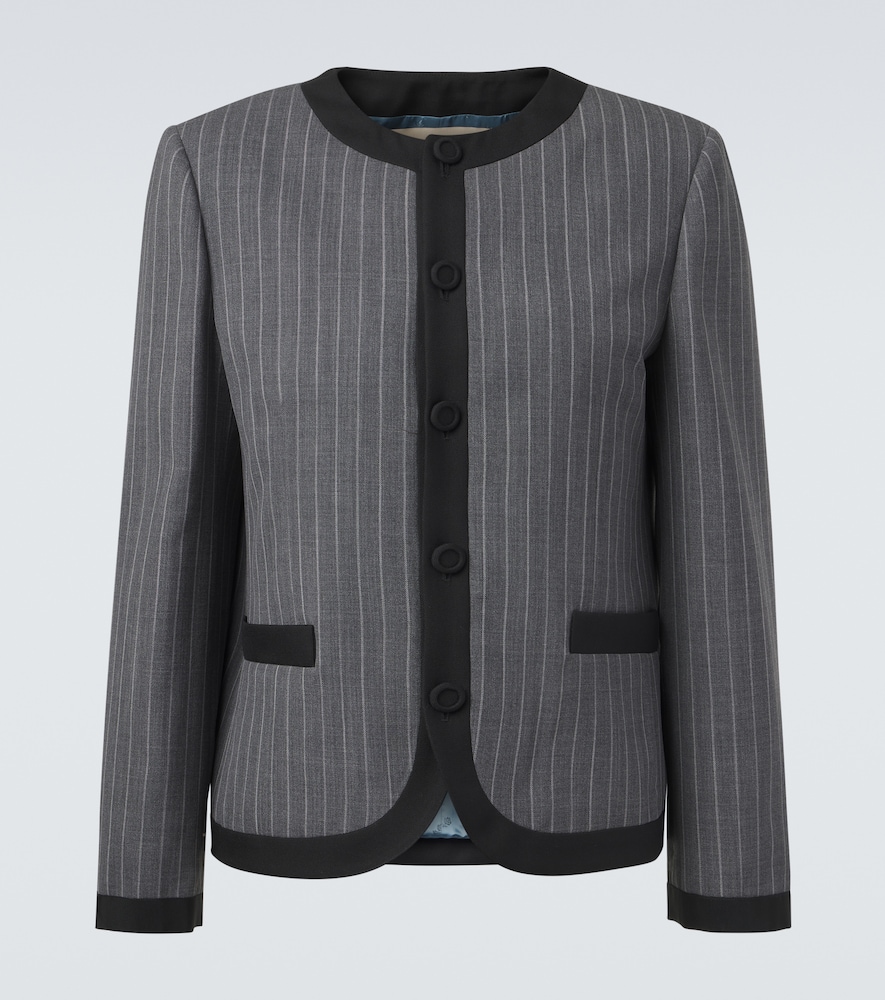 Valentino Pinstripe virgin wool jacket