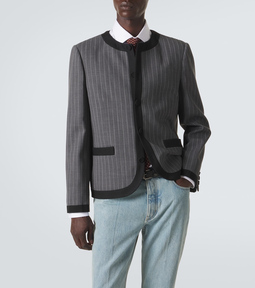 Valentino Pinstripe virgin wool jacket