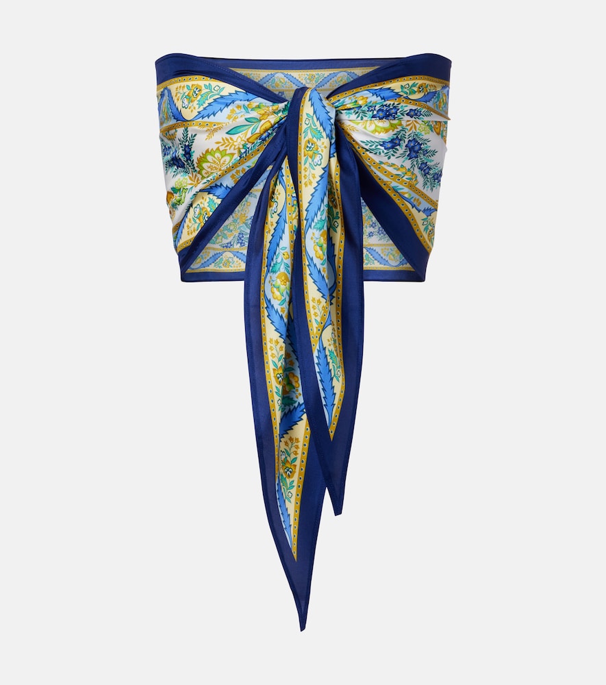 ETRO Etro Printed silk bandeau top　エトロ プリント シルク バンドゥ トップ