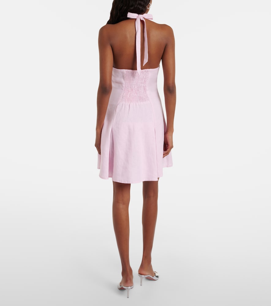  Faithfull Faithfull Minikleid Murano Aus Leinen 