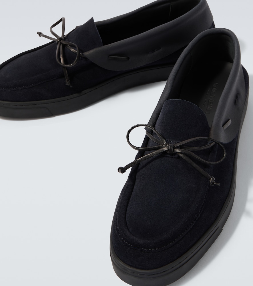  Giorgio Armani Giorgio Armani Suede Loafers 