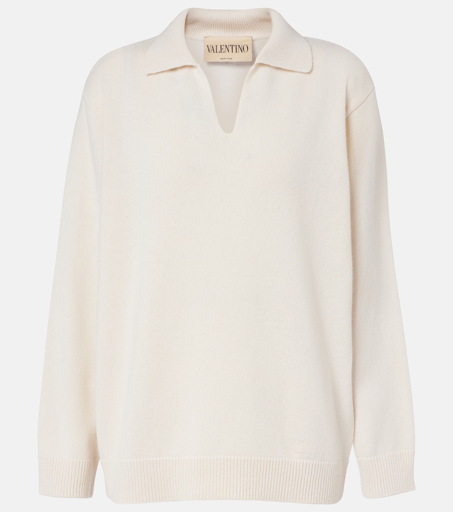 Valentino Cashmere polo sweater