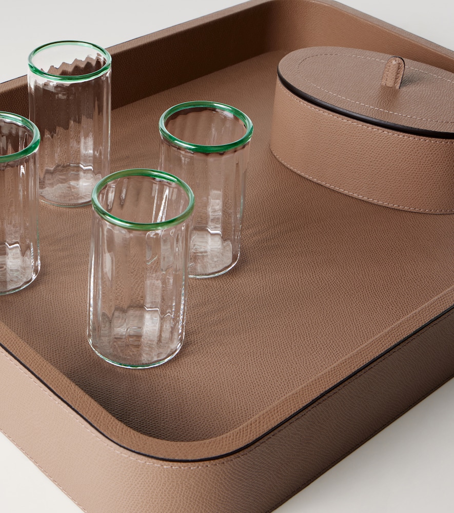  Giobagnara Giobagnara Polo Large Leather Tray 