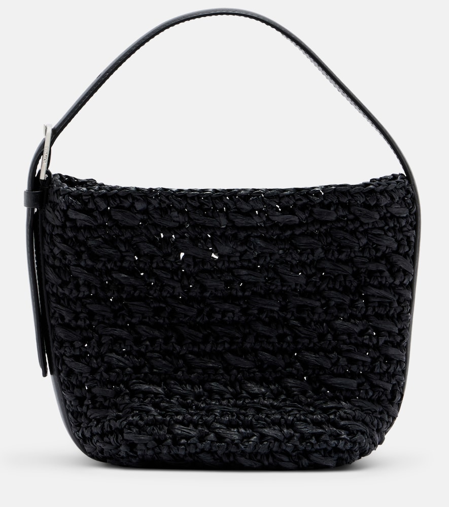 Toteme Belted Small raffia top-handle bag | Thumbnail 7