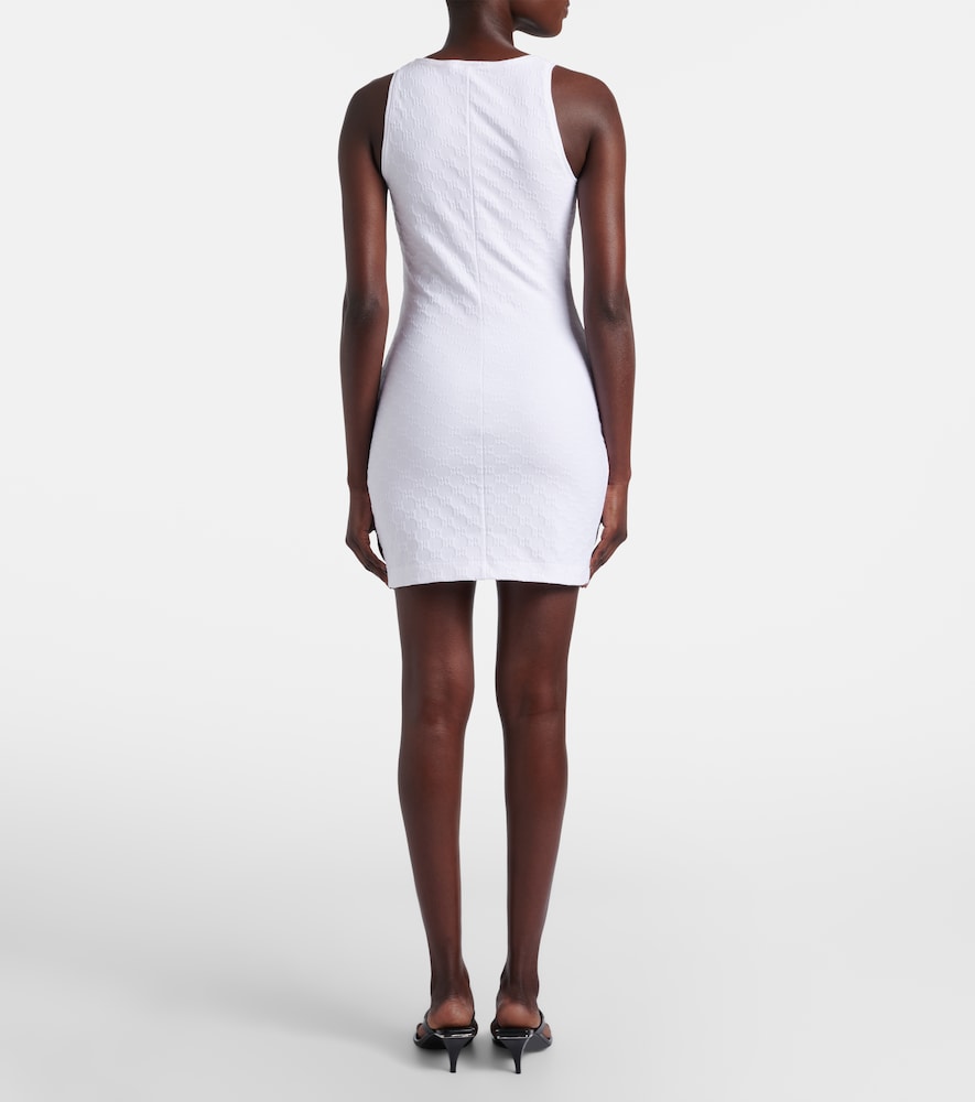  Gucci Gucci Vestido Corto De Jacquard Gg 