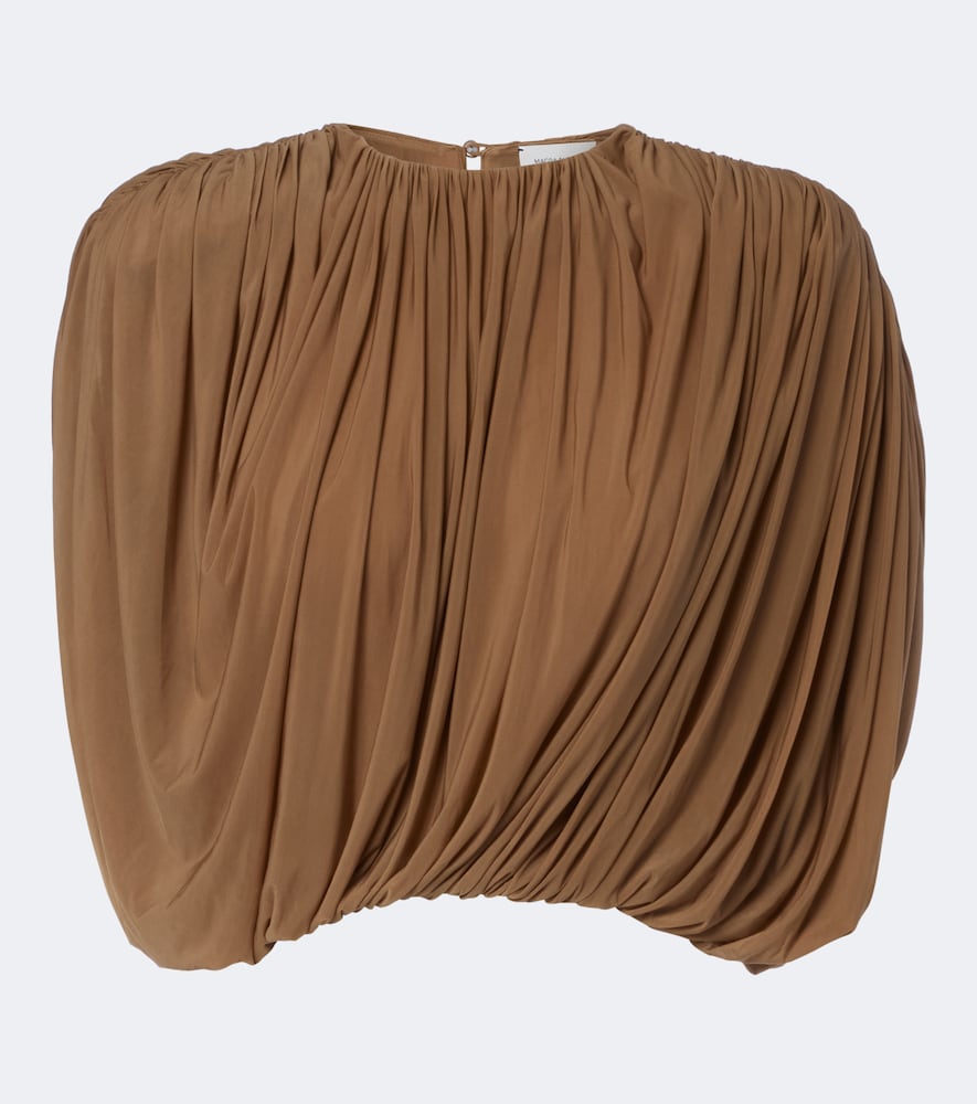 Top cropped in jersey