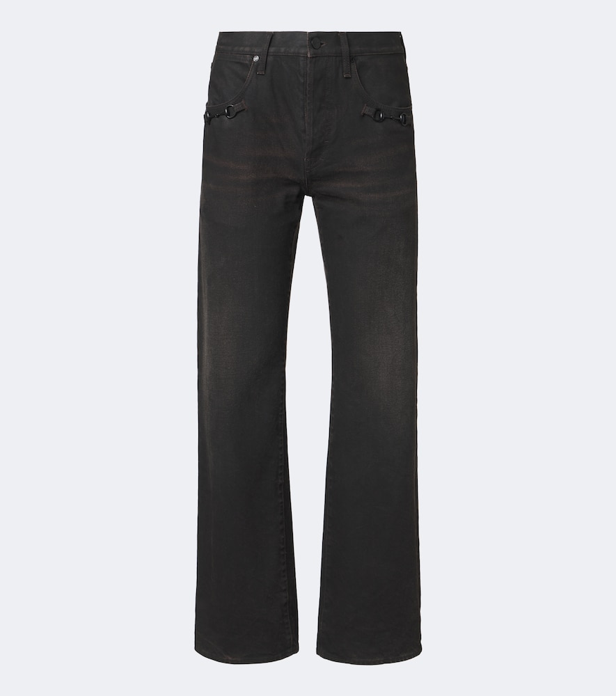 Jeans Horsebit a gamba larga