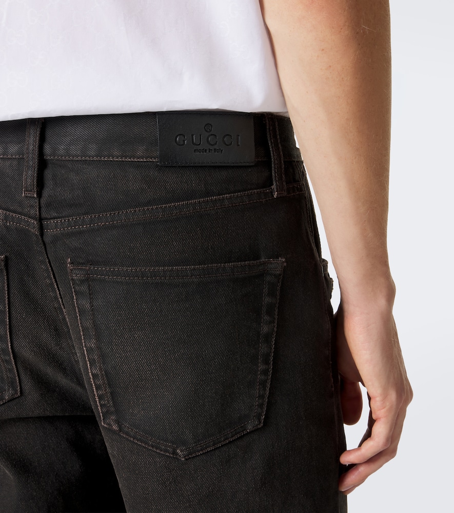 Horsebit Wide-Leg Jeans