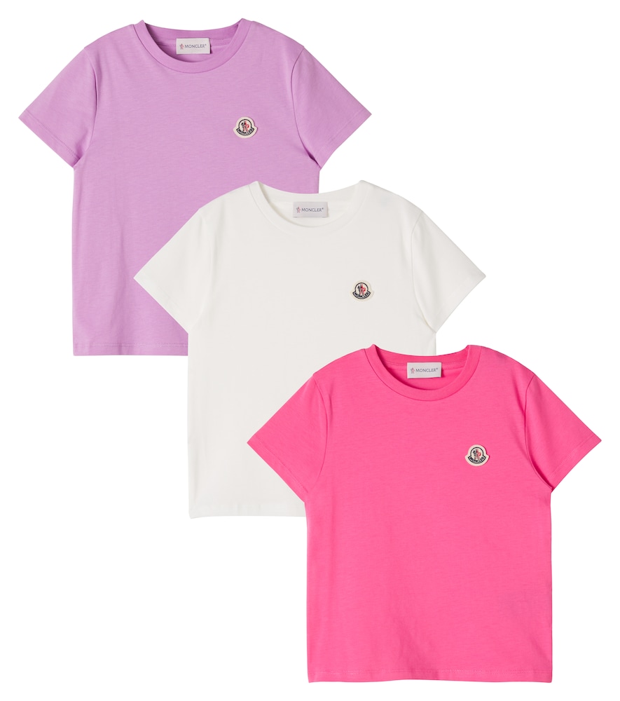 Moncler Enfant Multicoloured Set Of 3 Cotton Jersey T-Shirts Y Size 8 - Mytheresa