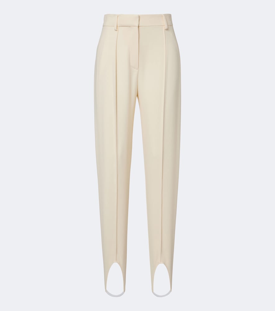 Pantaloni fuseau in cady