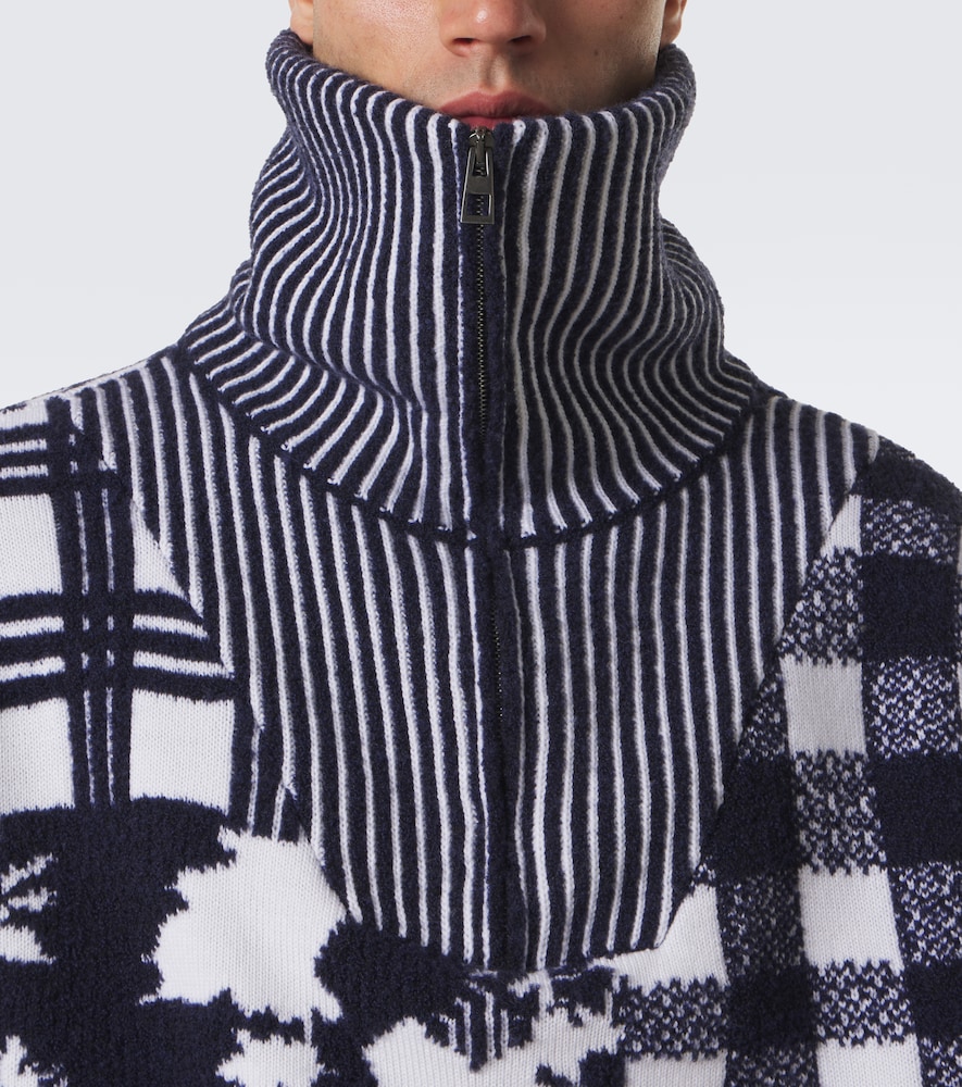 X Cosima Von Bonin Jacquard Wool-Blend Sweater