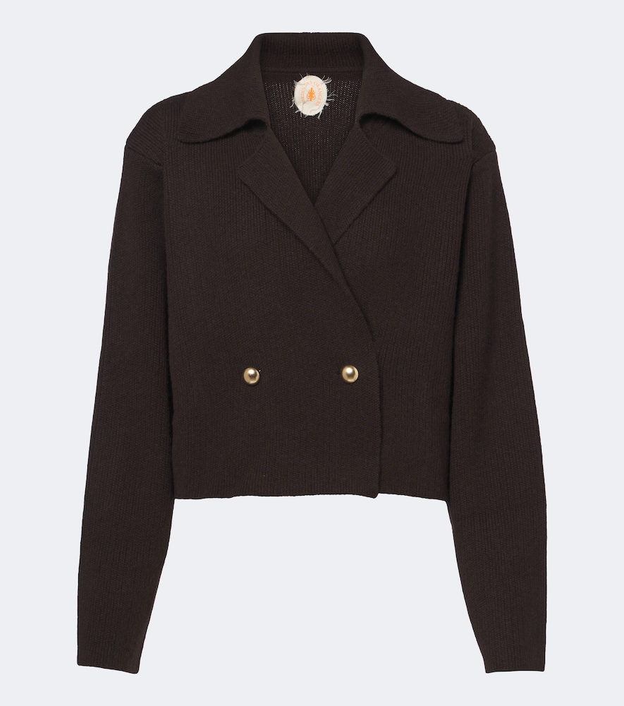 Cropped Wool And Cashmere Jacket