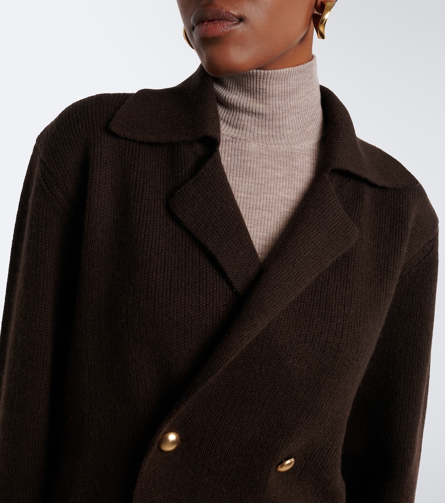 Cropped Wool And Cashmere Jacket