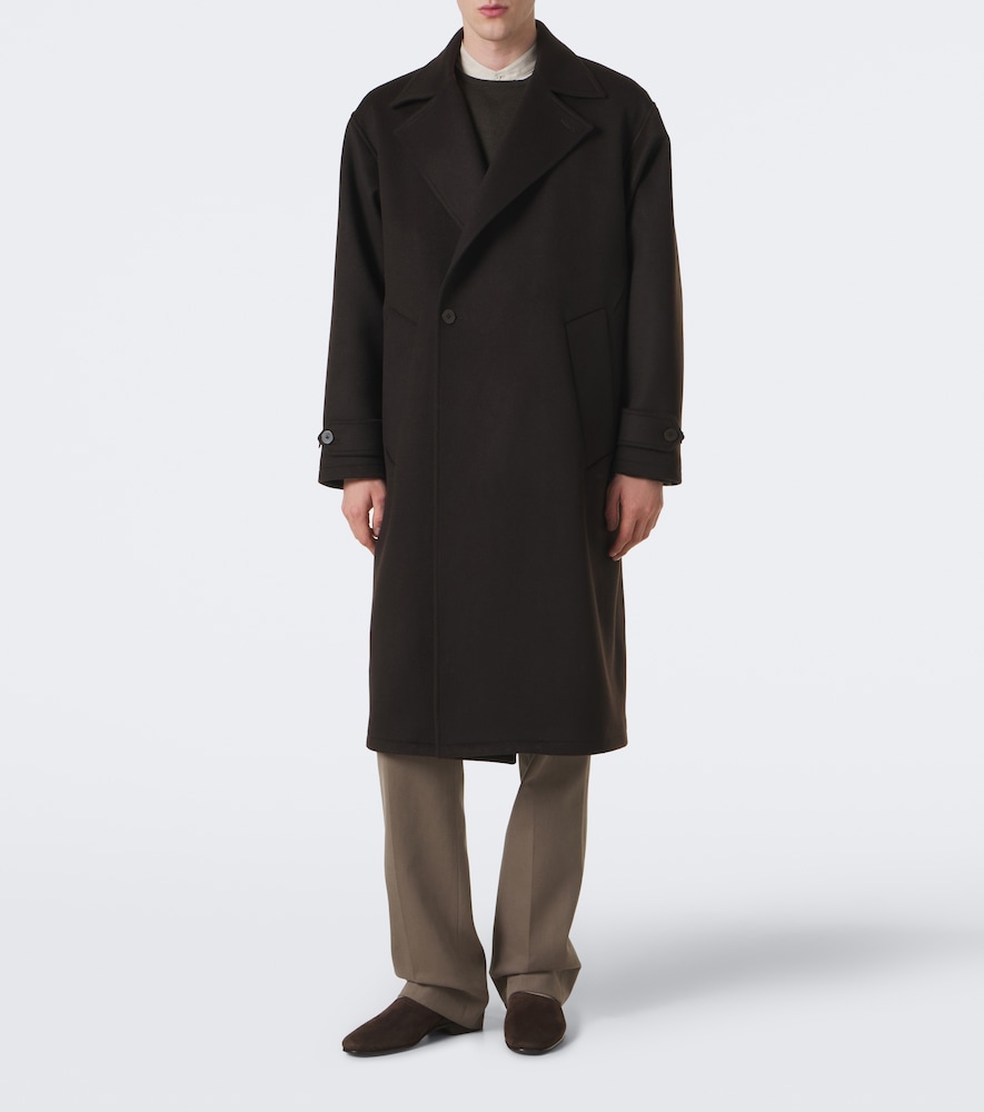 Stòffa Double-Breasted Cashmere Coat