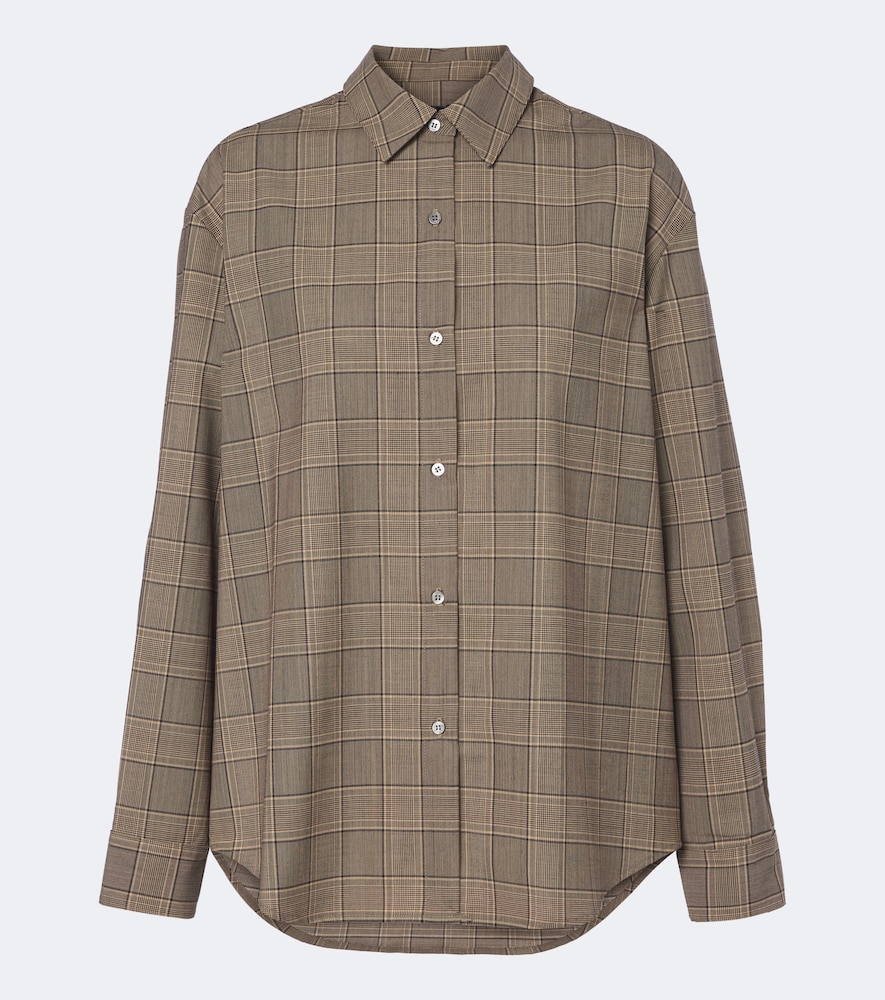 Mia Checked Oversized Shirt