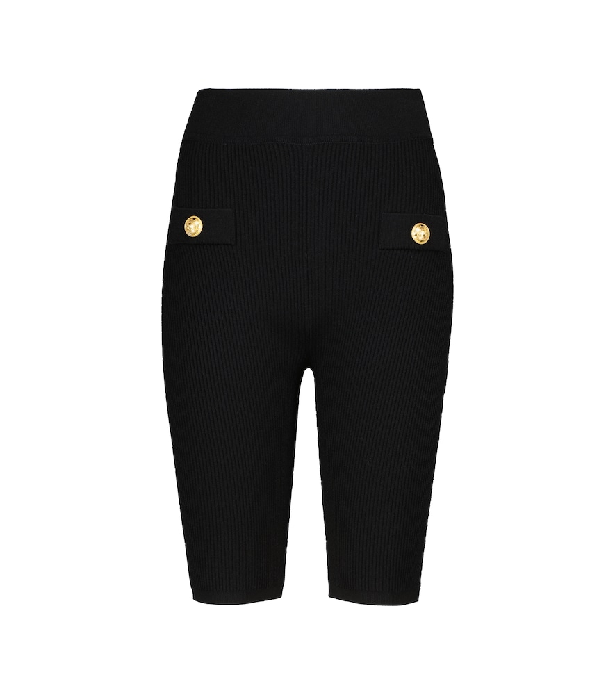 balmain biker shorts