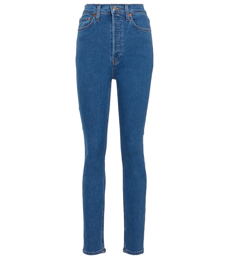 RE/DONE 90S ULTRA HIGH-RISE SKINNY JEANS