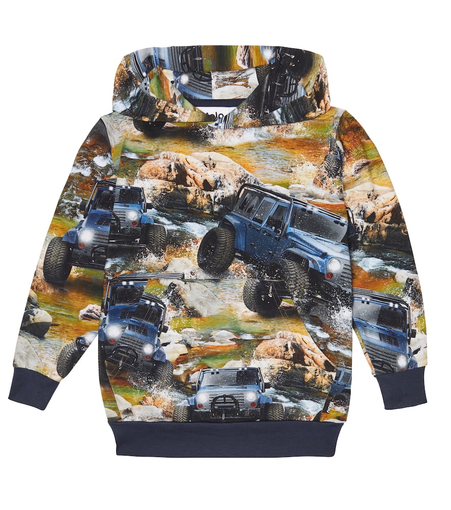 Molo Romo printed cotton hoodie