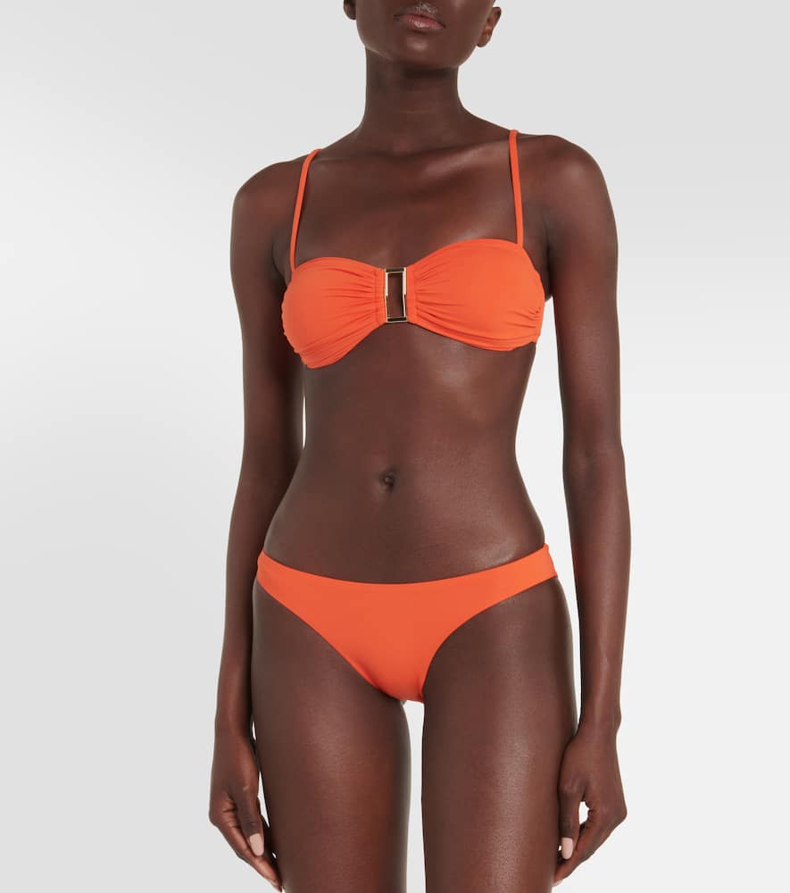 Shop Melissa Odabash Spain Bikini Bottoms In Apricot