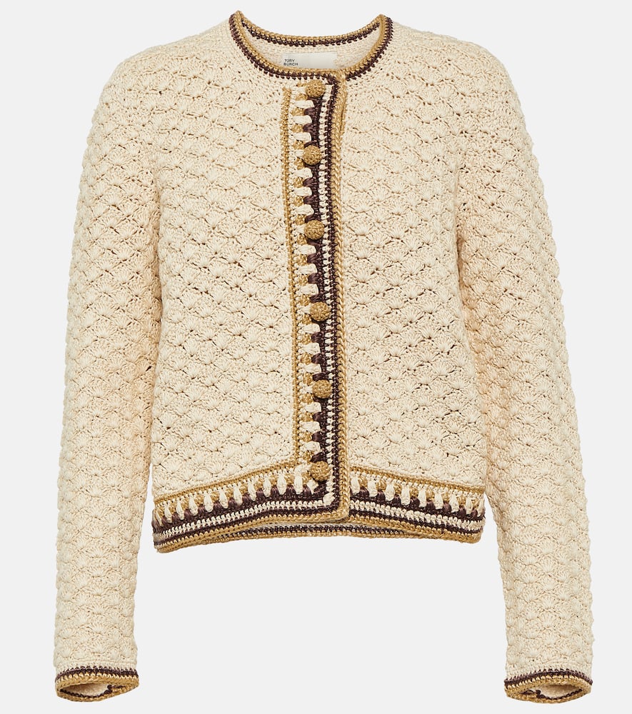 Tory Burch Cotton-blend cardigan